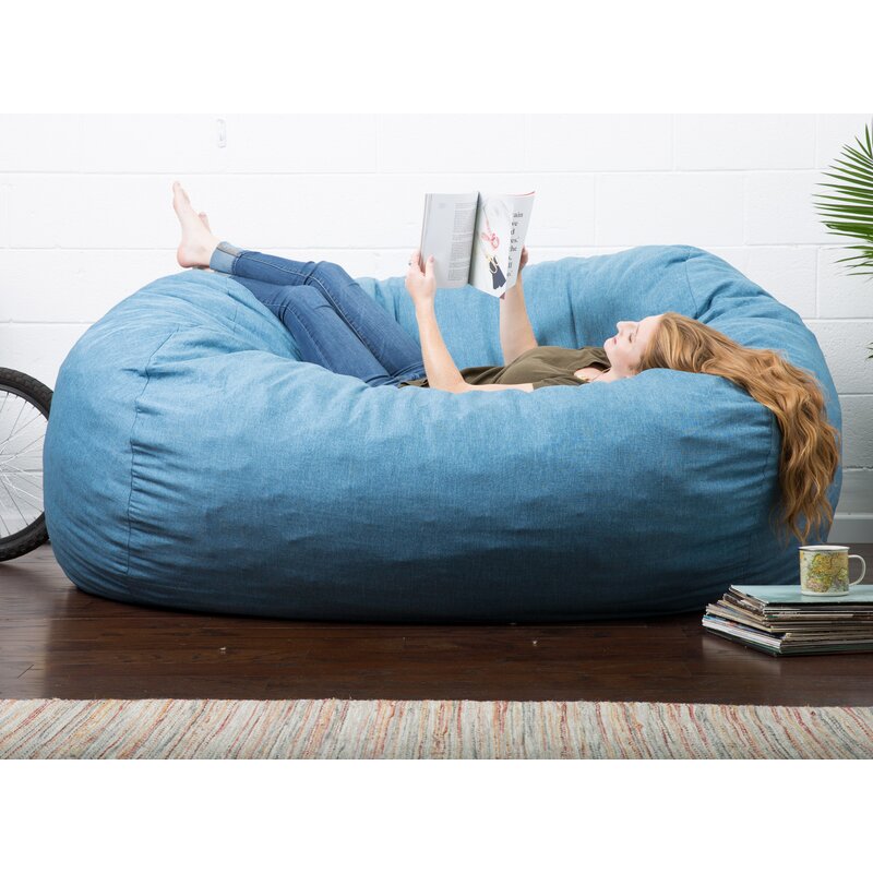 Comfort Research Big Joe Lux Extra Large Bean Bag Sofa & Reviews Wayfair